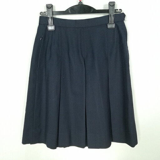 スクールスカート 冬物 w63-丈57 紺 中学 高校 プリーツ 学生服 制服 女子 中古 HK6600 スクールスカート 冬物 w63-丈57 紺 中学 高校 プリーツ 学生服 制服 女子 中古 HK6600