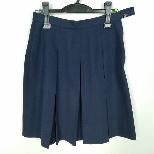 スクールスカート 冬物 w66-丈52 紺 中学 高校 プリーツ 学生服 制服 女子 中古 HK6601 スクールスカート 冬物 w66-丈52 紺 中学 高校 プリーツ 学生服 制服 女子 中古 HK6601