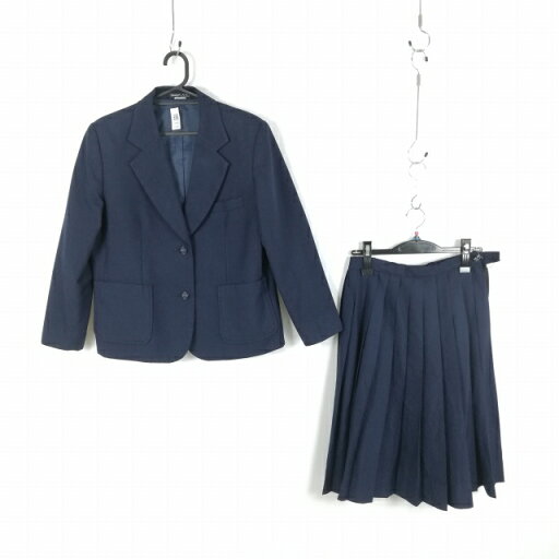 ブレザー スカート 上下2点セット 中間服 女子 学生服 中学 高校 制服 中古 ランクC EY0682 ブレザー スカート 上下2点セット 中間服 女子 学生服 中学 高校 制服 中古 ランクC EY0682