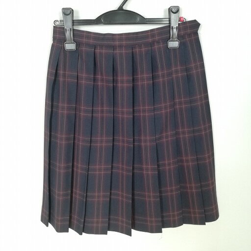 スクールスカート 夏物 w63-丈58 チェック 中学 高校 プリーツ 学生服 制服 女子 中古 HK3668 スクールスカート 夏物 w63-丈58 チェック 中学 高校 プリーツ 学生服 制服 女子 中古 HK3668