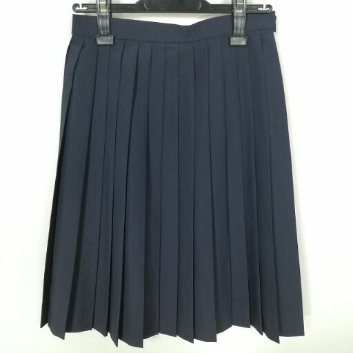 スクールスカート 夏物 w60-丈56 紺 中学 高校 プリーツ 学生服 制服 女子 中古 HK5690 スクールスカート 夏物 w60-丈56 紺 中学 高校 プリーツ 学生服 制服 女子 中古 HK5690