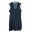 ジャンパースカート バスト86 ウエスト74 冬物 女子 学生服 中学 高校 紺 制服 中古 ランクB NA8302