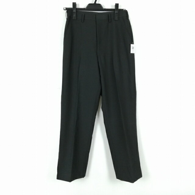 学生ズボン 夏物 W70 カンコー 標準型学生服 男子 学ラン 夏ズボン ノータック 中古 黒 ランクC a2 PP4399