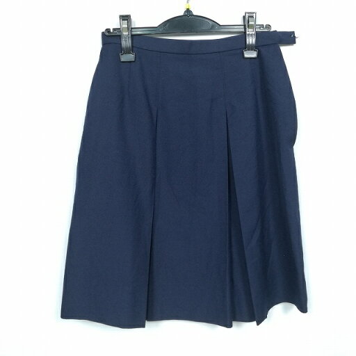 スクールスカート 冬物 w69-丈54 紺 中学 高校 プリーツ 学生服 制服 女子 中古 HK5489 スクールスカート 冬物 w69-丈54 紺 中学 高校 プリーツ 学生服 制服 女子 中古 HK5489
