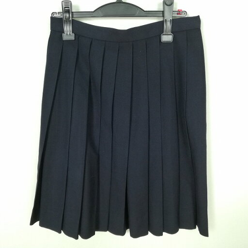 スクールスカート 冬物 w63-丈56 紺 中学 高校 プリーツ 学生服 制服 女子 中古 HK6641 スクールスカート 冬物 w63-丈56 紺 中学 高校 プリーツ 学生服 制服 女子 中古 HK6641