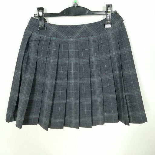 スクールスカート 夏物 w66-丈45 チェック 中学 高校 ミニ丈 プリーツ 学生服 制服 女子 中古 HK8103 スクールスカート 夏物 w66-丈45 チェック 中学 高校 ミニ丈 プリーツ 学生服 制服 女子 中古 HK8103