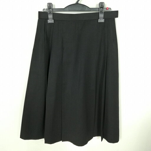 スクールスカート 冬物 w63-丈67 黒 山口岩国高校 プリーツ 学生服 制服 女子 中古 HK9067 スクールスカート 冬物 w63-丈67 黒 山口岩国高校 プリーツ 学生服 制服 女子 中古 HK9067