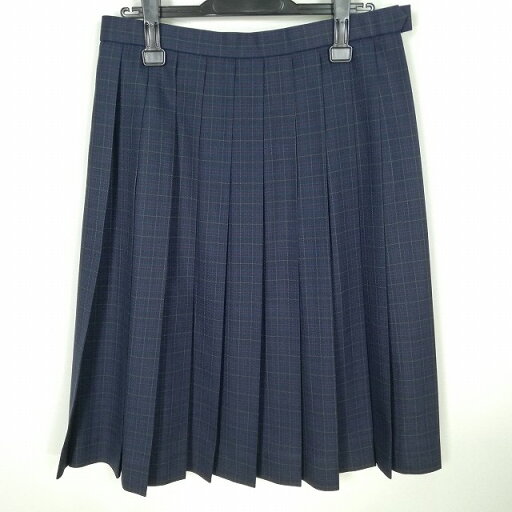 スクールスカート 冬物 w69-丈64 チェック 中学 高校 プリーツ 学生服 制服 女子 中古 HK9890 スクールスカート 冬物 w69-丈64 チェック 中学 高校 プリーツ 学生服 制服 女子 中古 HK9890