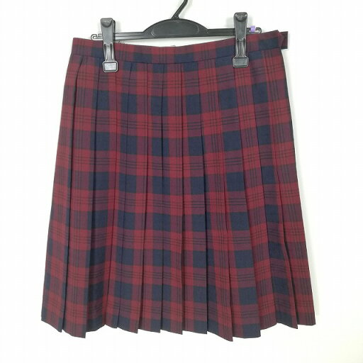 スクールスカート 大きいサイズ 夏物 w75-丈60 チェック 千葉岩根中学 プリーツ 学生服 制服 女子 中古 HK3829 スクールスカート 大きいサイズ 夏物 w75-丈60 チェック 千葉岩根中学 プリーツ 学生服 制服 女子 中古 HK3829