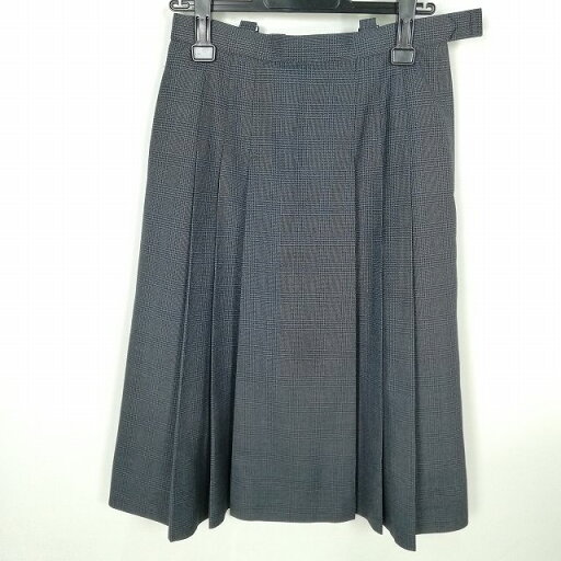 スクールスカート 冬物 w69-丈66 チェック 中学 高校 プリーツ 学生服 制服 女子 中古 HK9892 スクールスカート 冬物 w69-丈66 チェック 中学 高校 プリーツ 学生服 制服 女子 中古 HK9892