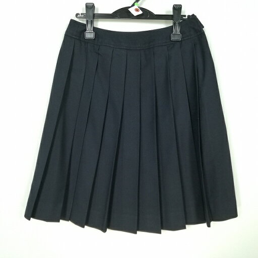スクールスカート 冬物 w66-丈55 紺 中学 高校 プリーツ 学生服 制服 女子 中古 HK4870 スクールスカート 冬物 w66-丈55 紺 中学 高校 プリーツ 学生服 制服 女子 中古 HK4870
