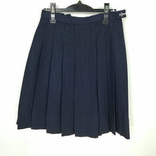 スクールスカート 冬物 w66-丈56 紺 中学 高校 プリーツ 学生服 制服 女子 中古 HK5540 スクールスカート 冬物 w66-丈56 紺 中学 高校 プリーツ 学生服 制服 女子 中古 HK5540