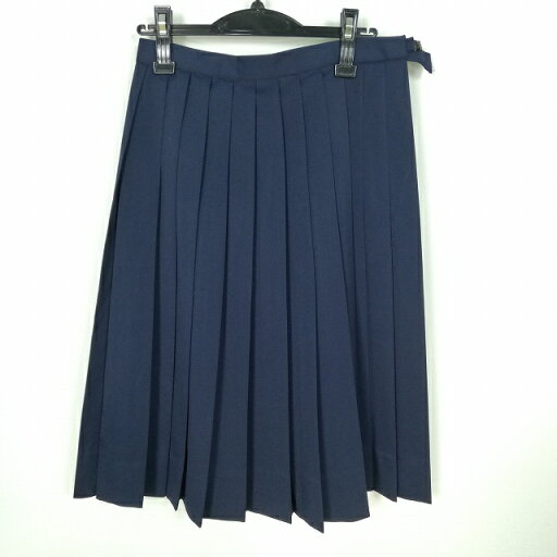 スクールスカート 冬物 w69-丈65 紺 中学 高校 プリーツ 学生服 制服 女子 中古 HK5542 スクールスカート 冬物 w69-丈65 紺 中学 高校 プリーツ 学生服 制服 女子 中古 HK5542