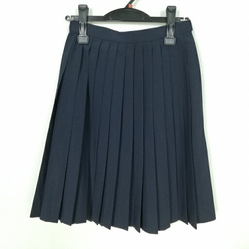 スクールスカート 夏物 w60-丈53 紺 中学 高校 プリーツ 学生服 制服 女子 中古 HK5546 スクールスカート 夏物 w60-丈53 紺 中学 高校 プリーツ 学生服 制服 女子 中古 HK5546