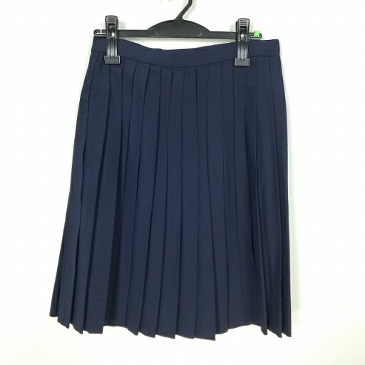 スクールスカート 夏物 w66-丈57 紺 中学 高校 プリーツ 学生服 制服 女子 中古 HK5556 スクールスカート 夏物 w66-丈57 紺 中学 高校 プリーツ 学生服 制服 女子 中古 HK5556