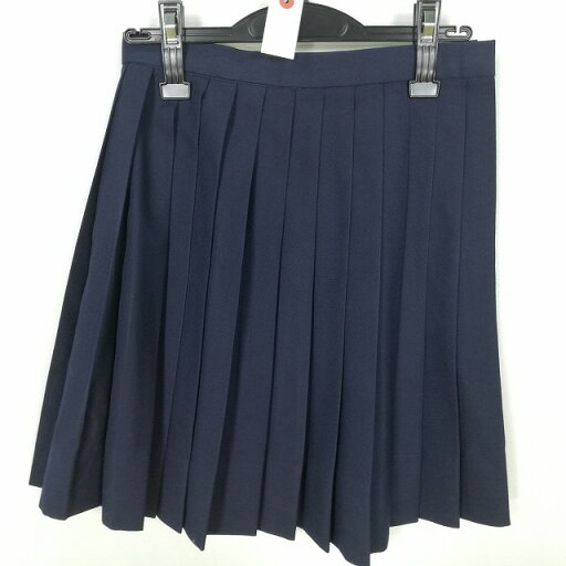 スクールスカート 冬物 w63-丈49 紺 中学 高校 プリーツ 学生服 制服 女子 中古 HK5700 スクールスカート 冬物 w63-丈49 紺 中学 高校 プリーツ 学生服 制服 女子 中古 HK5700