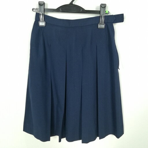 スクールスカート 冬物 w66-丈55 紺 中学 高校 プリーツ 学生服 制服 女子 中古 HK6552 スクールスカート 冬物 w66-丈55 紺 中学 高校 プリーツ 学生服 制服 女子 中古 HK6552