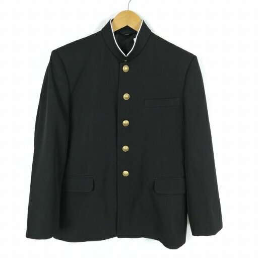 学生服 学ラン 160A 男子 トンボ 上着 ウール混 標準型学生服 ラウンドカラー カシドス 黒 中古 ランクB a3 JJ6364 学生服 学ラン 160A 男子 トンボ 上着 ウール混 標準型学生服 ラウンドカラー カシドス 黒 中古 ランクB a3 JJ6364