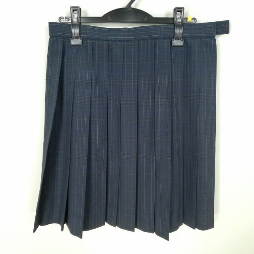 スクールスカート 夏物 w69-丈52 チェック 中学 高校 プリーツ 学生服 制服 女子 中古 HK4042 スクールスカート 夏物 w69-丈52 チェック 中学 高校 プリーツ 学生服 制服 女子 中古 HK4042