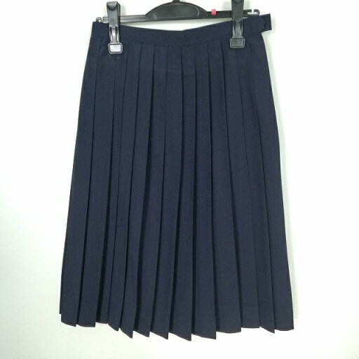 スクールスカート 夏物 w63-丈66 紺 中学 高校 プリーツ 学生服 制服 女子 中古 HK5569 スクールスカート 夏物 w63-丈66 紺 中学 高校 プリーツ 学生服 制服 女子 中古 HK5569