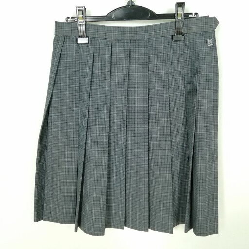 スクールスカート 夏物 w69-丈53 チェック 中学 高校 プリーツ 学生服 制服 女子 中古 HK6647 スクールスカート 夏物 w69-丈53 チェック 中学 高校 プリーツ 学生服 制服 女子 中古 HK6647