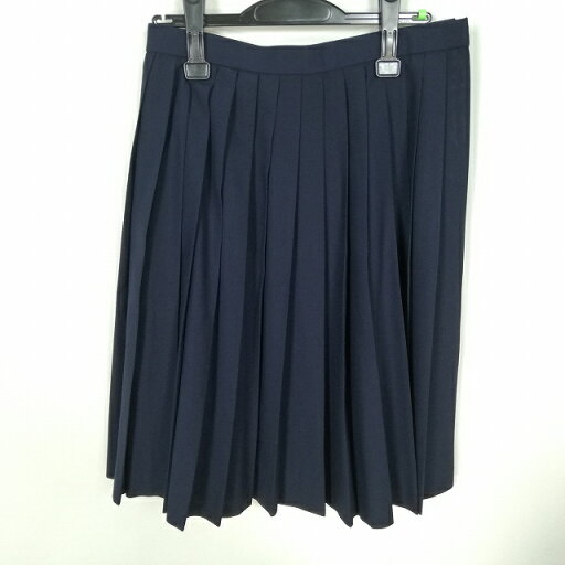 スクールスカート 夏物 w66-丈59 紺 中学 高校 プリーツ 学生服 制服 女子 中古 HK8256 スクールスカート 夏物 w66-丈59 紺 中学 高校 プリーツ 学生服 制服 女子 中古 HK8256