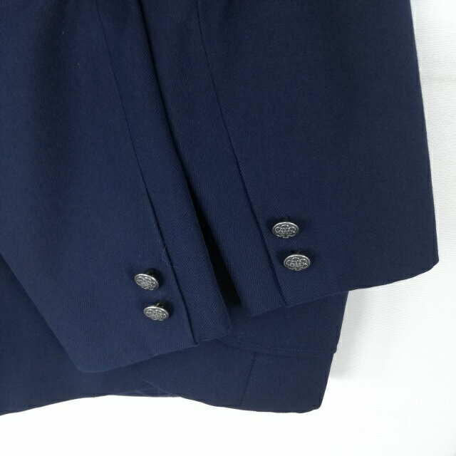 ブレザー スカート 上下2点セット 160A 冬物 女子 学生服 東京日野第四中学 紺 制服 中古 ランクB EY5730