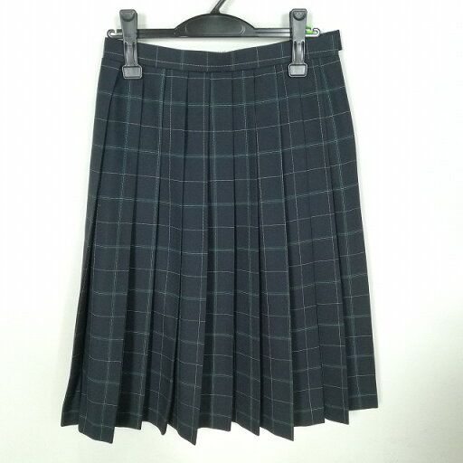 スクールスカート 冬物 w66-丈66 チェック 中学 高校 プリーツ 学生服 制服 女子 中古 HK8136 スクールスカート 冬物 w66-丈66 チェック 中学 高校 プリーツ 学生服 制服 女子 中古 HK8136