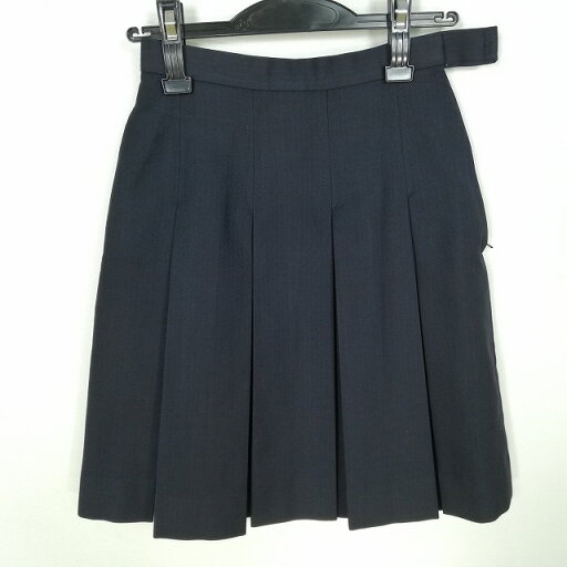 スクールスカート 冬物 w60-丈51 ストライプ 中学 高校 プリーツ 学生服 制服 女子 中古 HK8149 スクールスカート 冬物 w60-丈51 ストライプ 中学 高校 プリーツ 学生服 制服 女子 中古 HK8149