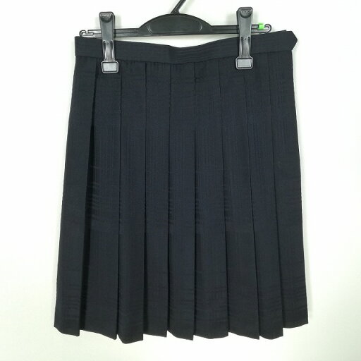 スクールスカート 冬物 w66-丈55 紺 中学 高校 プリーツ 学生服 制服 女子 中古 HK8150 スクールスカート 冬物 w66-丈55 紺 中学 高校 プリーツ 学生服 制服 女子 中古 HK8150