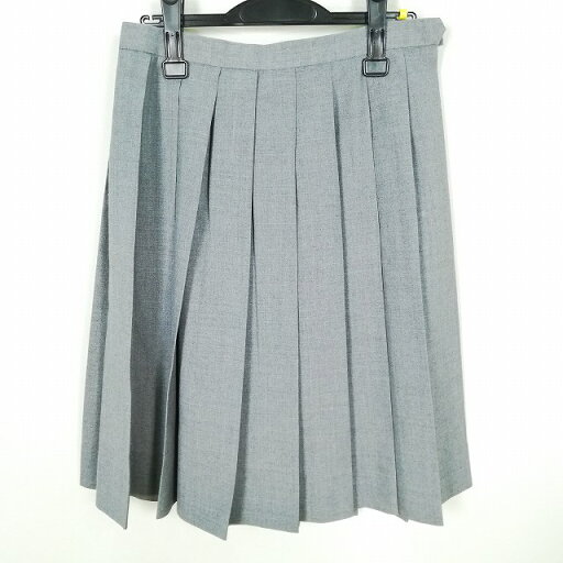 スクールスカート 夏物 w69-丈61 グレー 中学 高校 プリーツ 学生服 制服 女子 中古 HK9905 スクールスカート 夏物 w69-丈61 グレー 中学 高校 プリーツ 学生服 制服 女子 中古 HK9905