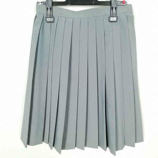 スクールスカート 夏物 w63-丈55 グレー 中学 高校 プリーツ 学生服 制服 女子 中古 HK9910 スクールスカート 夏物 w63-丈55 グレー 中学 高校 プリーツ 学生服 制服 女子 中古 HK9910