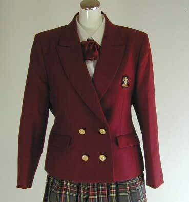 ブレザー ダブル エンジ 制服 上着 tam_40035