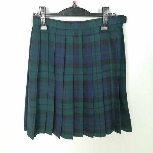 スクールスカート 冬物 w63-丈53 チェック 中学 高校 プリーツ 学生服 制服 女子 中古 HK4076 スクールスカート 冬物 w63-丈53 チェック 中学 高校 プリーツ 学生服 制服 女子 中古 HK4076