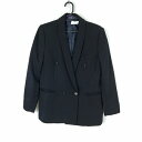 ブレザー 上着 冬物 女子 学生服 兵庫播磨高校 紺 制服 中古 ランクC NA3983