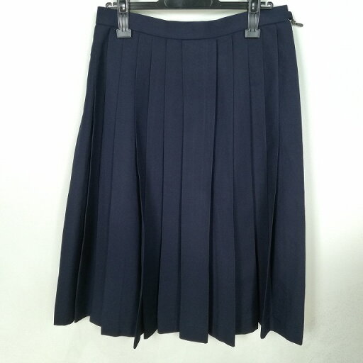 スクールスカート 冬物 w69-丈69 紺 中学 高校 プリーツ 学生服 制服 女子 中古 HK3369 スクールスカート 冬物 w69-丈69 紺 中学 高校 プリーツ 学生服 制服 女子 中古 HK3369