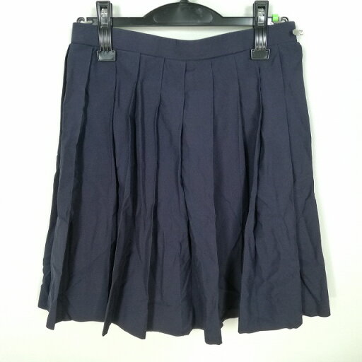 スクールスカート 夏物 w66-丈49 紺 中学 高校 プリーツ 学生服 制服 女子 中古 HK8209 スクールスカート 夏物 w66-丈49 紺 中学 高校 プリーツ 学生服 制服 女子 中古 HK8209