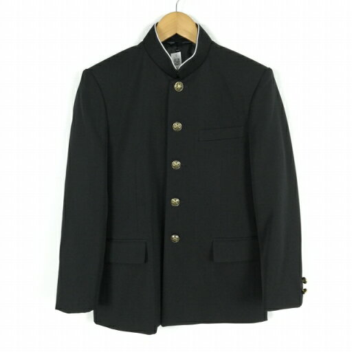 学生服 学ラン 160A 男子 上着 丸洗い可 ウール混 ラウンドカラー カシドス 黒 中古 ランクB a3 JJ6600 学生服 学ラン 160A 男子 上着 丸洗い可 ウール混 ラウンドカラー カシドス 黒 中古 ランクB a3 JJ6600