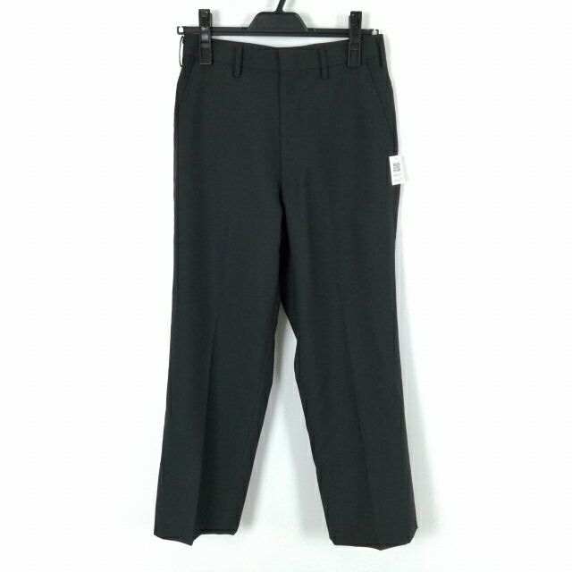 学生ズボン 夏物 W68 トンボ 標準型学生服 男子 学ラン 夏ズボン ノータック 中古 黒 ランクB a2 PP4377