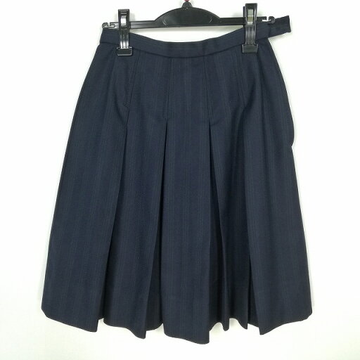 スクールスカート 冬物 w63-丈57 ストライプ 中学 高校 プリーツ 学生服 制服 女子 中古 HK6456 スクールスカート 冬物 w63-丈57 ストライプ 中学 高校 プリーツ 学生服 制服 女子 中古 HK6456