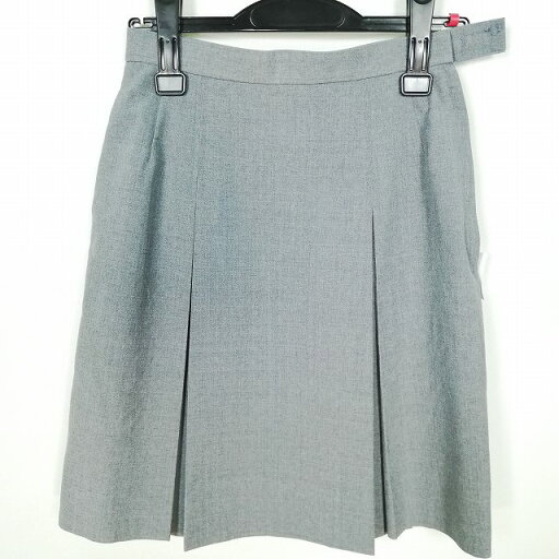 スクールスカート 夏物 w63-丈51 グレー 中学 高校 プリーツ 学生服 制服 女子 中古 HK9281 スクールスカート 夏物 w63-丈51 グレー 中学 高校 プリーツ 学生服 制服 女子 中古 HK9281