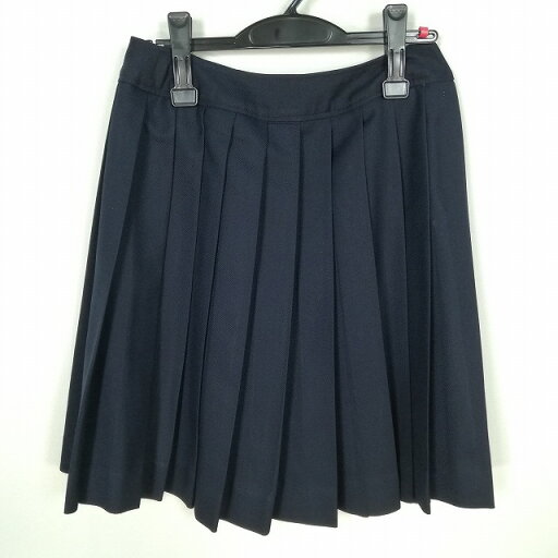 スクールスカート 冬物 w63-丈53 紺 中学 高校 プリーツ 学生服 制服 女子 中古 HK9939 スクールスカート 冬物 w63-丈53 紺 中学 高校 プリーツ 学生服 制服 女子 中古 HK9939