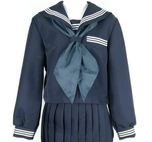 新品 冬 セーラー服 紺 白3本線 前ファスナー 上着 tam_u_1169 新品 冬 セーラー服 紺 白3本線 前ファスナー 上着 tam_u_1169