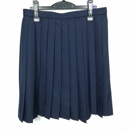 スクールスカート 大きいサイズ 冬物 w75-丈56 紺 中学 高校 プリーツ 学生服 制服 女子 中古 HK5840 スクールスカート 大きいサイズ 冬物 w75-丈56 紺 中学 高校 プリーツ 学生服 制服 女子 中古 HK5840