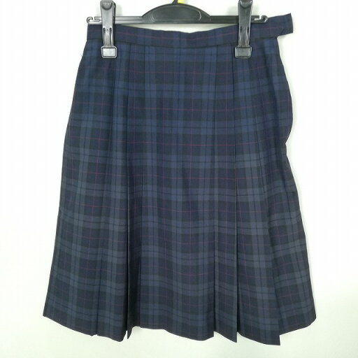 スクールスカート 夏物 w69-丈61 チェック 中学 高校 プリーツ 学生服 制服 女子 中古 HK6671 スクールスカート 夏物 w69-丈61 チェック 中学 高校 プリーツ 学生服 制服 女子 中古 HK6671