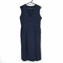 ジャンパースカート バスト88 ウエスト74 冬物 女子 学生服 中学 高校 紺 制服 中古 ランクC NA8303