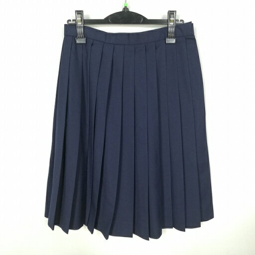 スクールスカート 冬物 w66-丈60 紺 中学 高校 プリーツ 学生服 制服 女子 中古 HK5710 スクールスカート 冬物 w66-丈60 紺 中学 高校 プリーツ 学生服 制服 女子 中古 HK5710