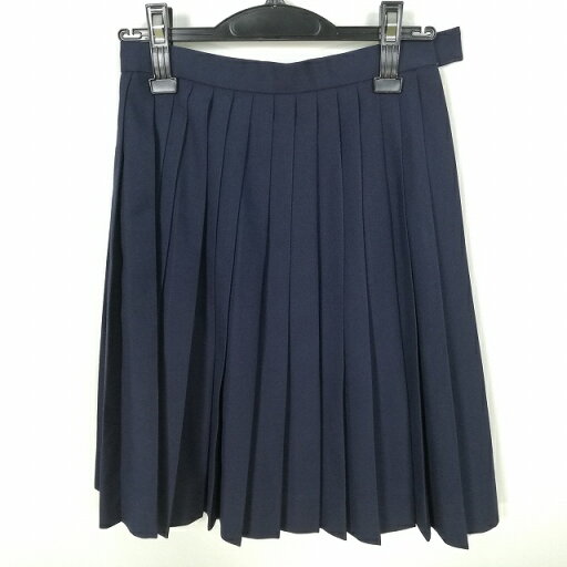 スクールスカート 冬物 w60-丈53 紺 中学 高校 プリーツ 学生服 制服 女子 中古 HK5711 スクールスカート 冬物 w60-丈53 紺 中学 高校 プリーツ 学生服 制服 女子 中古 HK5711