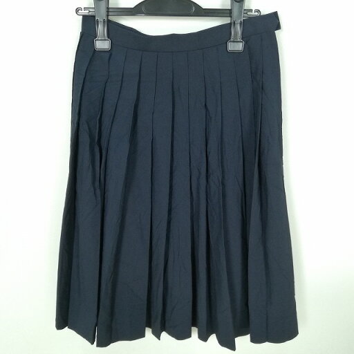 スクールスカート 夏物 w60-丈62 紺 中学 高校 プリーツ 学生服 制服 女子 中古 HK6681 スクールスカート 夏物 w60-丈62 紺 中学 高校 プリーツ 学生服 制服 女子 中古 HK6681