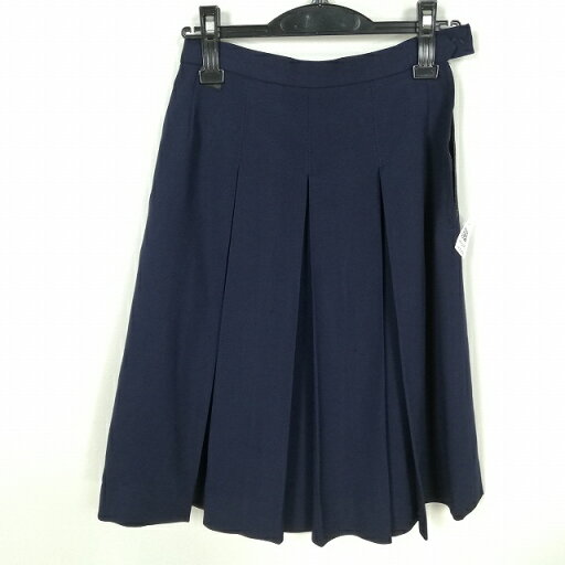 スクールスカート 冬物 w63-丈59 紺 静岡袋井高校 プリーツ 学生服 制服 女子 中古 HK9946 スクールスカート 冬物 w63-丈59 紺 静岡袋井高校 プリーツ 学生服 制服 女子 中古 HK9946